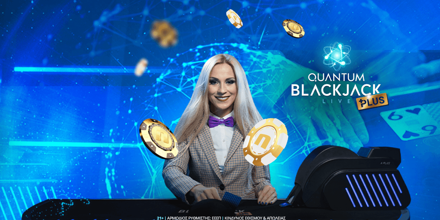 Offer Image for Quantum Blackjack Plus: Παιχνίδι σε άλλη «διάσταση» στο live casino της Novibet!